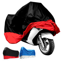 Neue 190T wasserdichte Motorradabdeckung UV-Schutz Anti-Wind Regen Schnee Staubabdeckung 4XL