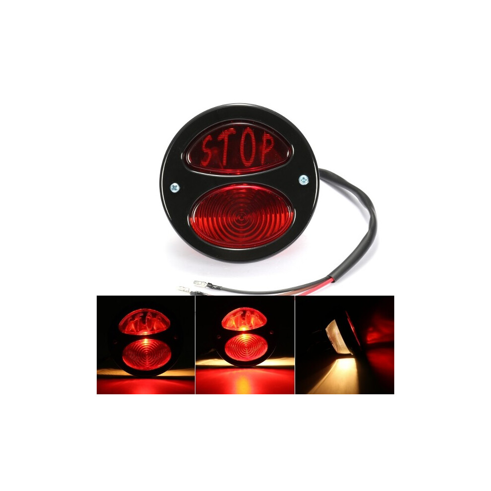 Rear Tail Brake Stop License Plate With Integrated Tail For Harley Light 762179054061