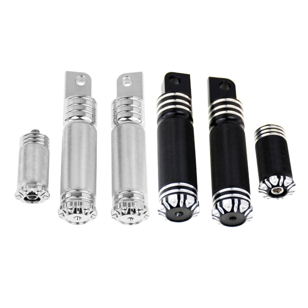 New Cnc Footrest Foot Pegs Shifter For Harley 750 Xl 883 1200 Sportster Touring Dyna Softail Custom 762179080602