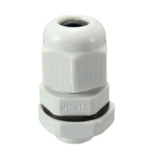 Neue 12 mm M12 1. 5 Kabelverschraubung Kompression TRS Stopfen Sicherungsmutter wasserdicht IP68