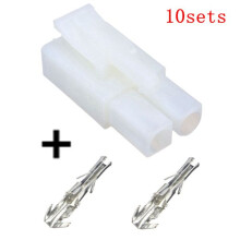 Neue 10 Sätze männlicher Stecker und 2 weibliche Anschlüsse für Optimate Accumate Batterieladegerät