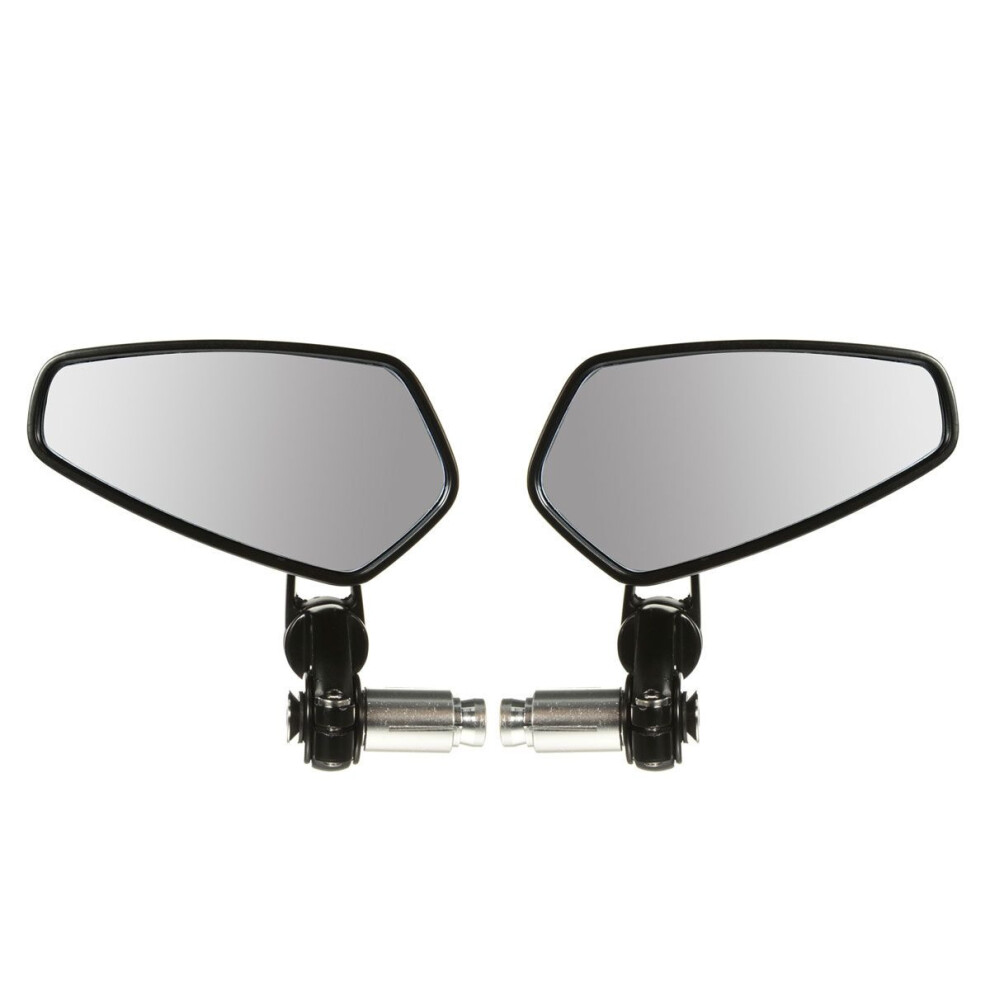 New 7/8Inch 22Mm Handlebar End Side Rear View Mirrors Motorcycle Universal Aluminum 762179082743