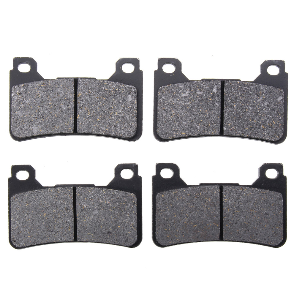 4Pcs Front Organic Brake Pads For Honda 05-06 Cbr600rr 04-05 Cbr1000rr 762179035299