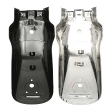 Neuer Motorrad-Hinterradschutzblech passend für Yamaha/Honda/Suzuki Chopper Cruiser Silber Schwarz