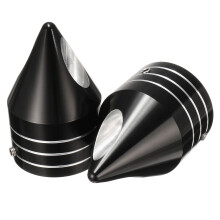 Nieuwe Motorfiets CNC Spike Voorasdopmoer Covers Voor Harley Dyna Touring Road King