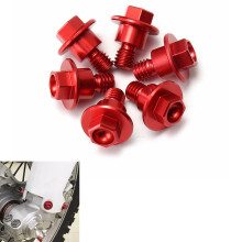 Uusi 6 kappaleen CNC Punainen pulttisuojus Yamaha/Suzuki/KTM/Kawasaki/Honda CRF250/125/450/XR250/400/CR85R