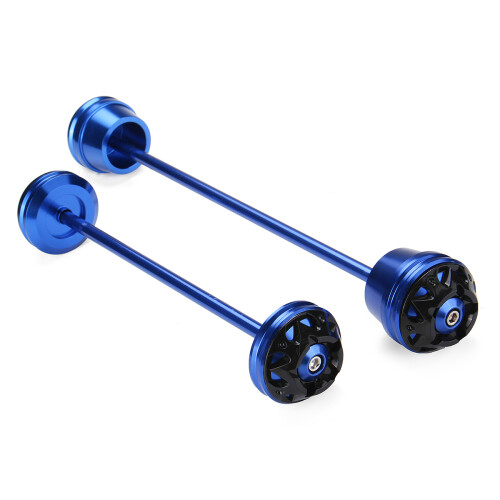New Motorcycle Front & Rear Axle Fork Crash Sliders Wheel Protector 1