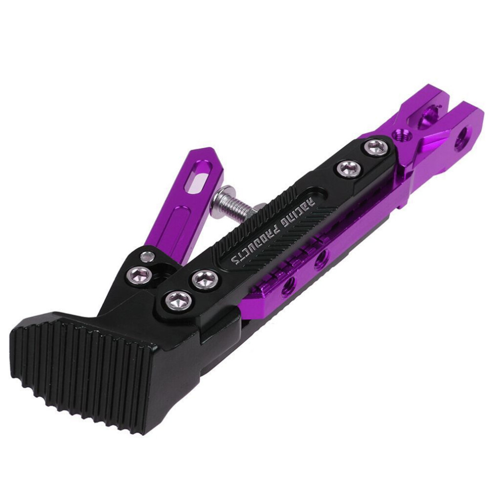 New Cnc Aluminum Alloy Adjustable Kickstand Foot Side Stand For Motorcycle 500Kg 762179065609