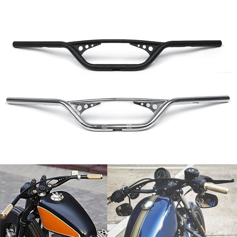 New 1Inch 25Mm Motorcycle Drag Z Bar Handlebar For Harley Xl883 1200 X48 /Davidson/ Dyna / Softail 762179092353