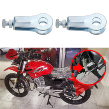 Neue Motorrad polierte Stahl-Hinterrad-Kettenversteller für Yamaha YBR125