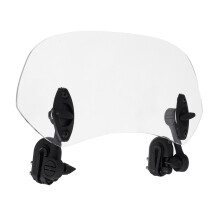 Neue universelle verstellbare Clip-On transparente Windschutzscheibenverlängerung Spoiler Wind kleiner Windschildabweiser für Motorrad Roller