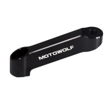Neue 2 Stück Spiegel Riser Extender Adapter Aluminium 10 mm Rechtsgewinde Motorrad Fahrrad Universal