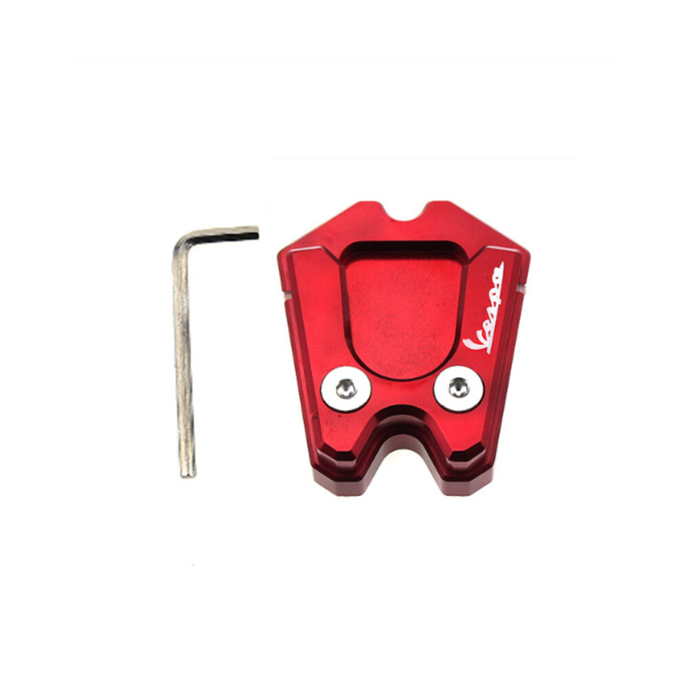 Motorcycle Kickstand Foot Side Stand Enlarge Extension Pad For Vespa Gts Gtv 762179042082