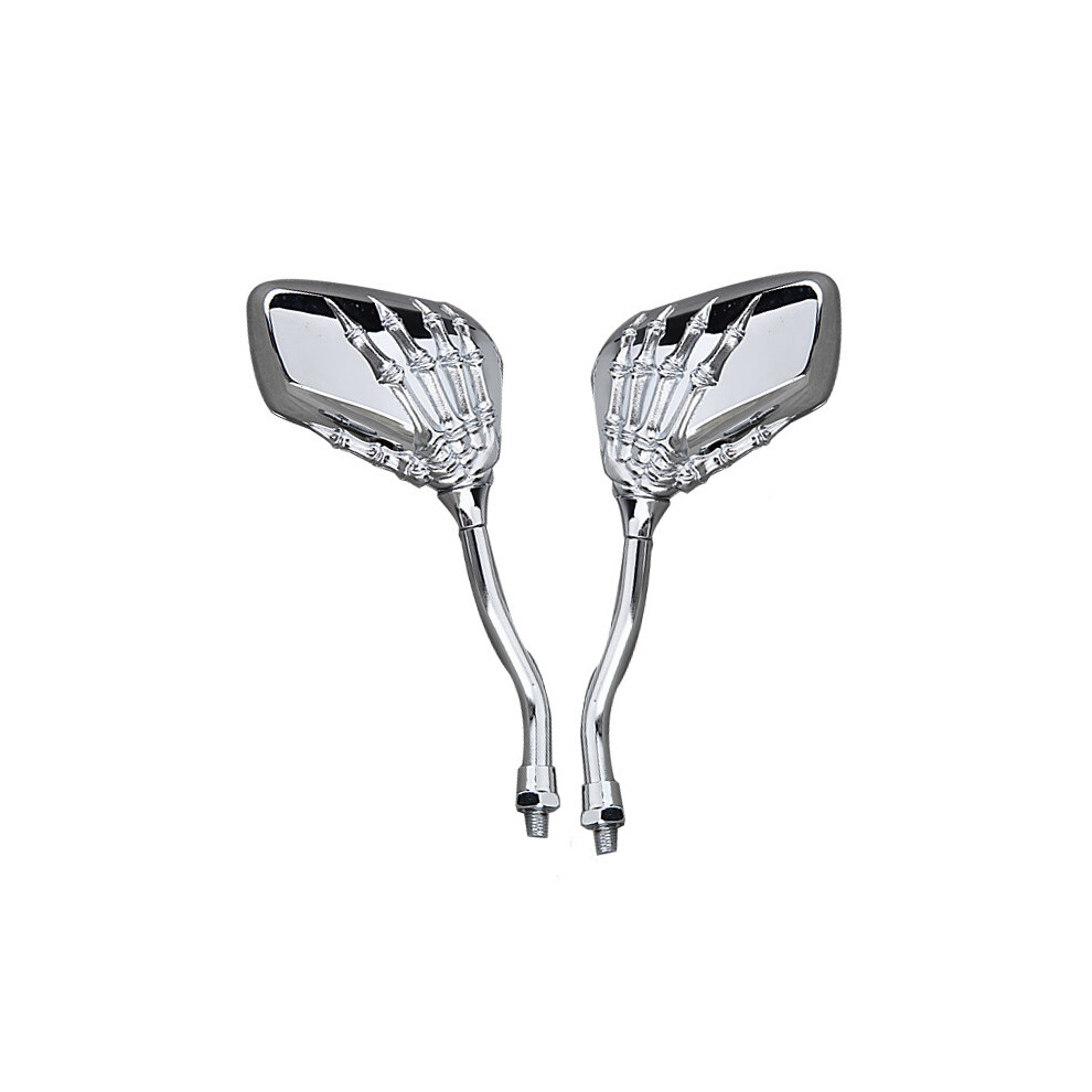 New Skull Claw Rear View Mirrors For Motorcycle Har/Honda/Suzuki/Yamaha 762179072782