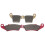 Brake Disc Pads Front and Rear For HONDA CR125R CR250R CRF450R/X 1