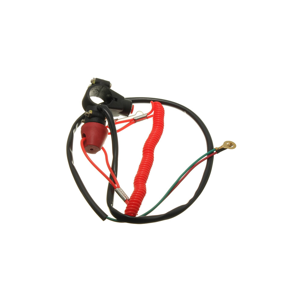 7/8Inch Motorcycle Atv Quad Engine Emergency Kill Switch Tether 762179029182