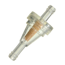 Nuovo Filtro Olio Combustibile Inline Universale 1/4 pollice 6mm per Moto Pit, Moto da Cross, Scooter