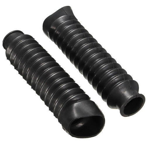 New Motorcycle Rubber Front Fork Cover Gaiters Gators Boots Universal 1