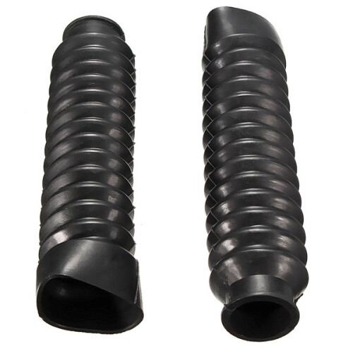 New Motorcycle Rubber Front Fork Cover Gaiters Gators Boots Universal