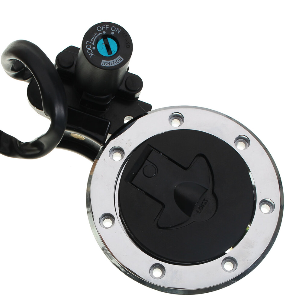 New Ignition Switch Fuel Gas Cap Cover Lock With 2 Keys For Kawasaki Zx7r Zx9r Zxr750 Zx900 762179081746