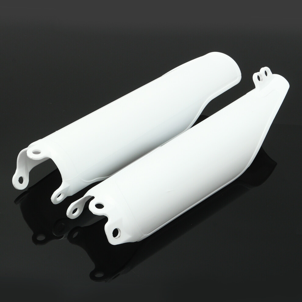 New Fork Guard Cover Plastic For Honda Crf250 Crf450 2004-2012 Crf250r Crf450r White 762179059349