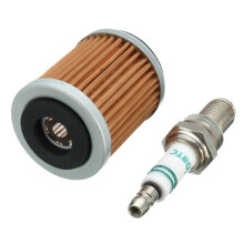 Nuova candela di accensione filtro carburante per Yamaha Big Bear 350 Warrior Raptor 1989-2013