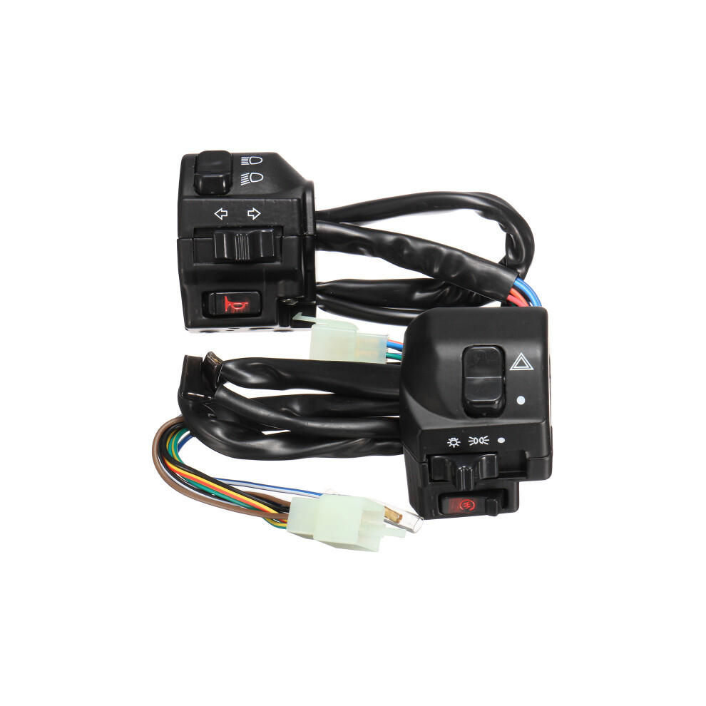 New 12V Motorcycle 22Mm Handlebar Headlamp Switch Horn Turn Signal Electrical Start Switch 762179071426