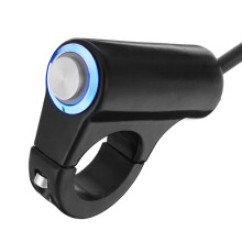 Nieuwe 22mm 7/8 inch stuur LED koplamp schakelaar zelfvergrendeling mistlamp motor scooter