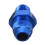 Adaptador de Mangueira de Combustível de Alumínio Reto AN8 para Rosca NPT de 3/8 polegadas Azul 5