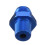 Adaptador de Mangueira de Combustível de Alumínio Reto AN8 para Rosca NPT de 3/8 polegadas Azul 4
