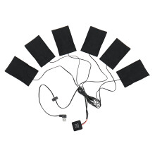 Neue 6 in 1 USB Elektrische Heizkissen Thermokleidung Beheizte mobile Wärmeware