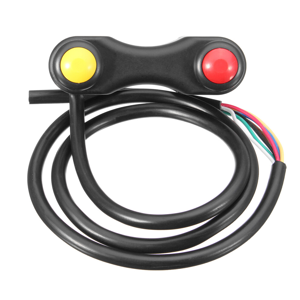 22Mm 3 Buttons 7Wires Aluminum Alloy Motorcycle Motorbike Led Fog Handlebar Switch Light 762179033295
