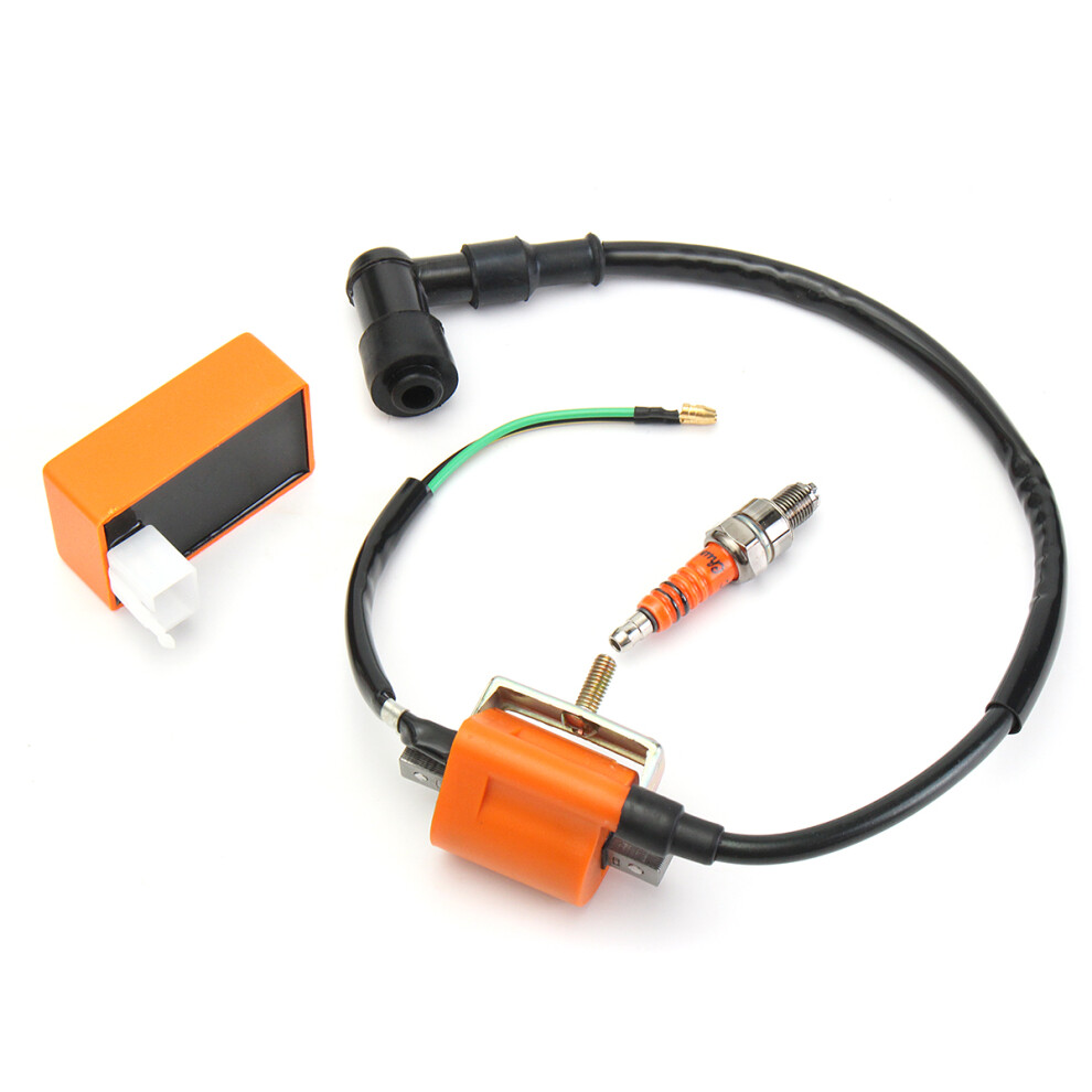 New Racing Ignition Coil Cdi For Honda Xr Crf 50Cc 70Cc 90Cc 110Cc 125Cc Atv Pit Dirt Bike Orange/Black 762179060116