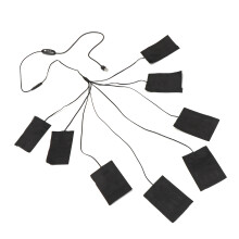 Neue 5–12 V 8-in-1 Kleidung Heizkissen Einstellbare Temperatur Thermokleidung Jacke Elektrisch USB