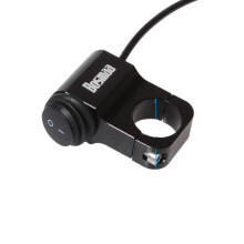 Nieuwe BOSMAA 7/8 inch 22 mm ON/OFF koplamp schakelaar voor LED mistlamp motorfiets waterdichte aluminiumlegering schakelaar