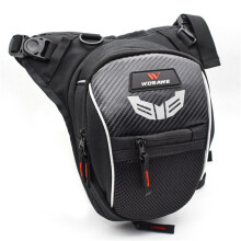 Neue WOSAWE Motorrad Tasche Schulter Bein Tasche Reise Erweiterung Renn MB03 Schwarz