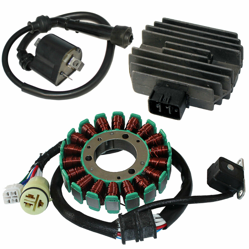 New Stator & Regulator Rectifier Ignition Coil For Yamaha Raptor 660 Yfm660 2001-2005 762179092636