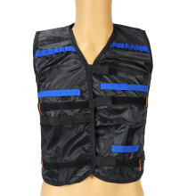 Chaqueta Chaleco Táctico para Niños Nuevo Exterior Azul Negro Traje Protector