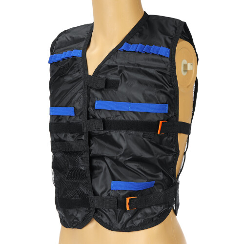 Uusi Kids Tactical Jacket Waistcoat Ulkona Sininen Musta Suojavaate 1