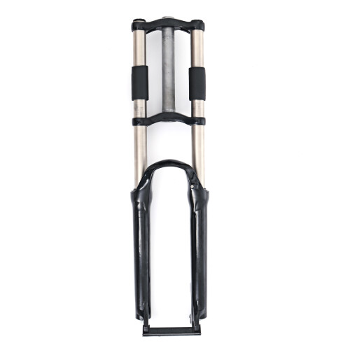 Novo garfo dianteiro de liga de aço para bicicleta de montanha de 26-27. 5 polegadas com amortecedor. 1
