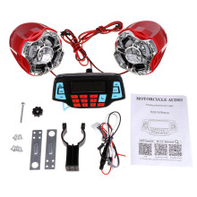 New Waterproof bluetooth Motorcycle Audio Stereo Speaker System MP3 Player USB Radio