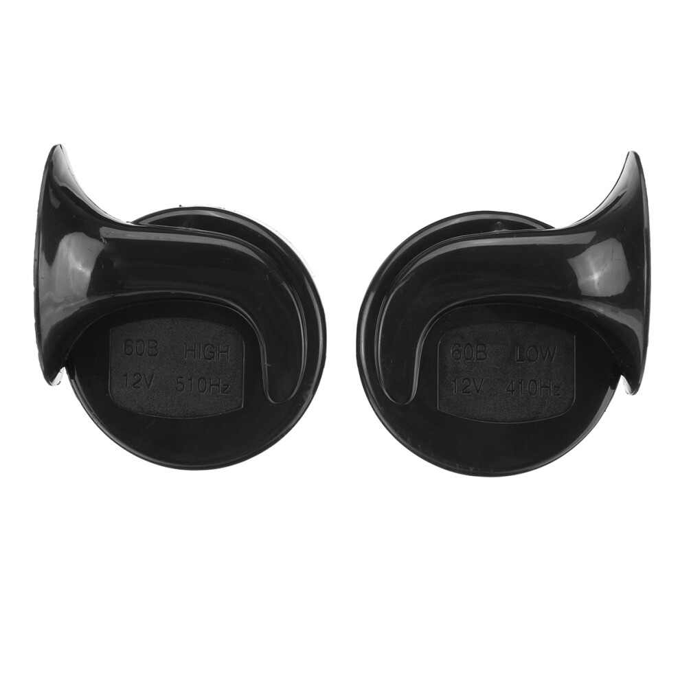 12V 300Db Dual Tone Air Snail Horns Loud Siren For Car Van Motorcycle Universal 762179051893