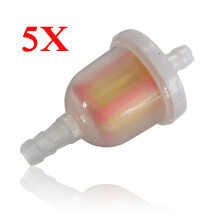 Nuovo filtro carburante 5X per moped, scooter, go-kart, moto da cross, ATV SUNL Roketa