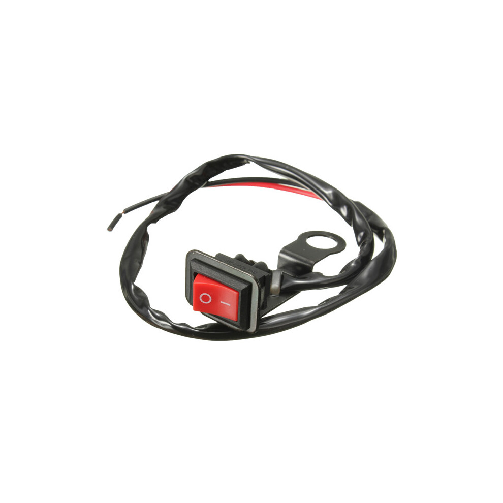 Interruptor De Encendido/Apagado De La Luz Delantera De Motocicleta Atv Cuatriciclo Espejo Retrovisor Cable-image