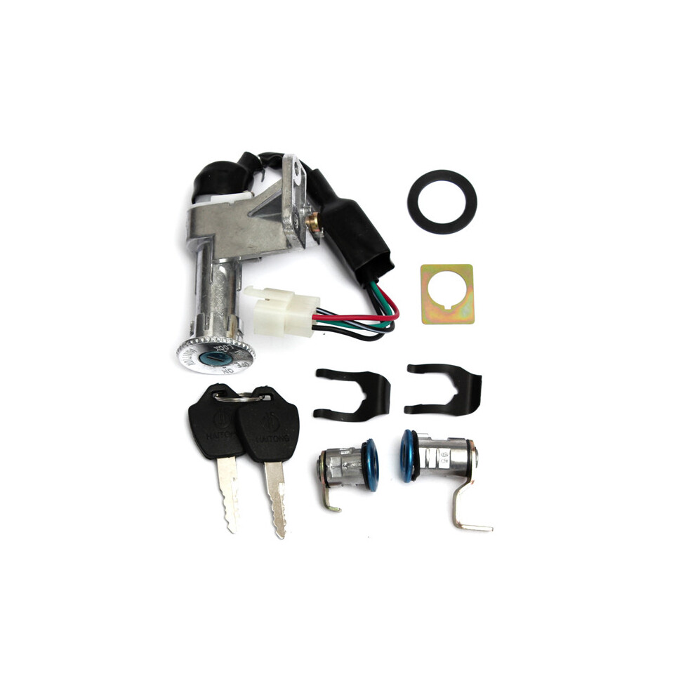 4Pins Key Switch Ignition Lock For 50Cc 150Cc Gy6 Scooter 762179053903