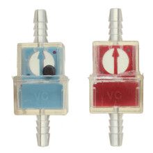Nuovo filtro carburante quadrato inline da 6mm per moto, moped e scooter - Colore casuale