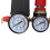 Neuer Luftkompressor-Druckschalter Regelventil Manometer mit Schnellanschluss 7