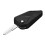 New Universal Black Motorcycle Blank Key Foldable Accessories Shell Key Cover Uncut Blade 4