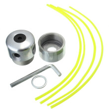 Neuer Trimmerkopf aus Aluminium mit Grasschneideline für Freischneider Rasenmäher