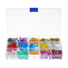 Neues 180-teiliges Set mit kleinen Sicherungen 2A 5A 10A 15A 20A 25A 30A 40A APM mit Box